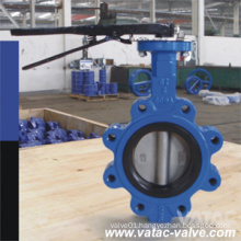 Lever Operated Cast Steel Full Lug Marine Butterfly Valve